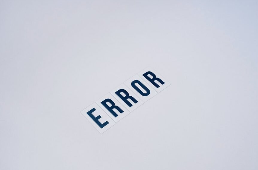 frequent errors require resolution